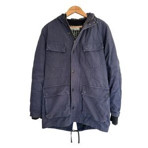 Outerknown Men's Heavy Weight Double Layered Parka Coat Navy LG